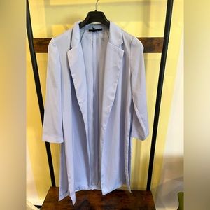 Forever 21 baby blue overcoat. Size S